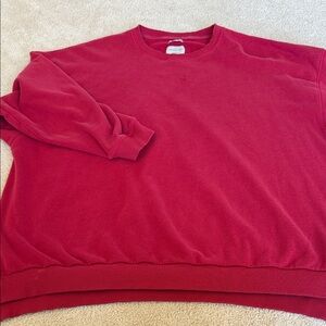 American Eagle Ahh-Amazingly Soft Legging Oversized Red Sweatshirt Size XL